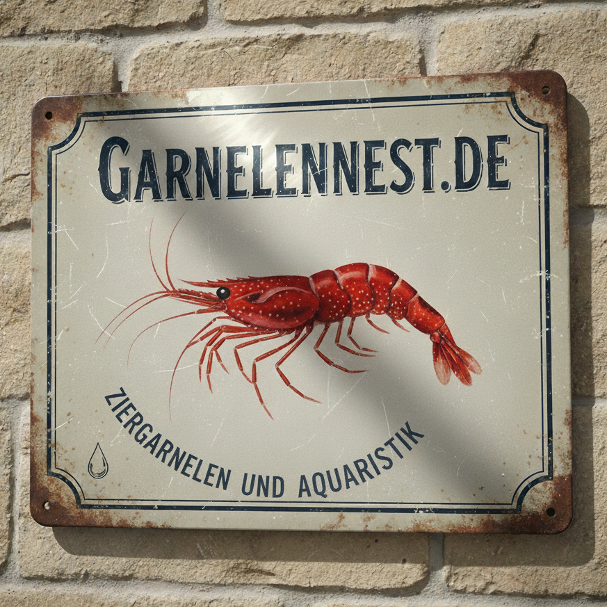 Garnelennest Schild